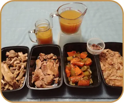 the dog blog page spot image of bone broth final stage p. g. parks