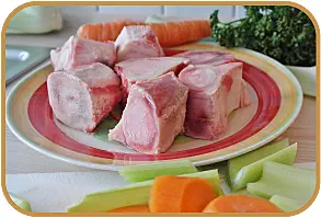 the dog blog spot image of raw bones for bone broth p. g. parks